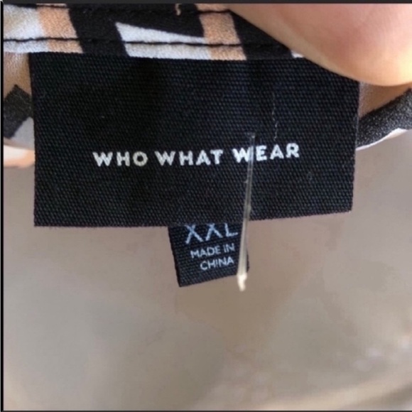 Who What Wear Top Blouse Sheer Fringe 
Size XXL - Picture 8 of 11